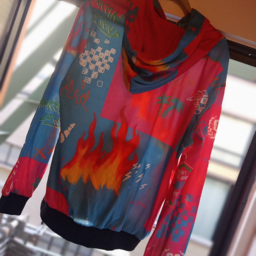 Hoodie multi colored - Picture 3 of 3